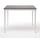  "Малага" обеденный стол из HPL 90х90см, цвет "серый гранит", каркас белый, фото 2 