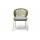  "Милан" стул плетеный из роупа, каркас алюминий светло-серый (RAL7035) шагрень, роуп салатовый круглый, ткань светло-серая, фото 2 