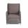  "Гляссе" кресло плетеное из искусственного ротанга, цвет графит, фото 5 