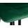  Стул барный DOBRIN NICOLE, черные матовые ножки, зелёный велюр (108-64), фото 7 