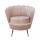  Дизайнерское кресло ракушка  розовое Pearl pink, фото 1 