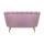  Дизайнерский диван ракушка Pearl double pink розовый, фото 4 