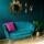  Дизайнерский диван ракушка  Pearl double marine velvet сине-зеленый, фото 8 