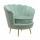  Дизайнерское кресло ракушка зеленое Pearl green, фото 2 