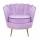  Дизайнерское кресло ракушка  фиолетовое Pearl purple, фото 1 