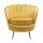  Дизайнерское кресло ракушка Pearl yellow желтый, фото 1 