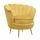  Дизайнерское кресло ракушка Pearl yellow желтый, фото 2 