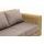  "Боно" диван из искусственного ротанга трехместный, цвет соломенный, фото 5 