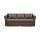  "Капучино" диван из искусственного ротанга (гиацинт) трехместный, цвет коричневый, фото 2 