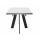  Стол DikLine SKM140 Керамика Белый мрамор/подстолье черное/опоры черные (2 уп.), фото 2 