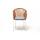  "Лион" стул плетеный из роупа, каркас алюминий белый (RAL9016) шагрень, роуп оранжевый меланж круглый, ткань светло-серая, фото 2 