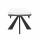  Стол DikLine SKU120 Керамика Белый мрамор/подстолье черное/опоры черные, фото 6 