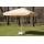  Зонт MISTRAL 300 квадратный с воланом (база в комплекте) бежевый, фото 2 