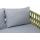  "Диего" диван 2-местный плетеный из роупа, каркас алюминий светло-серый (RAL7035) шагрень, роуп салатовый меланж круглый, ткань светло-серая, фото 11 