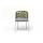  "Диего" стул плетеный из роупа, каркас из стали светло-серый (RAL7035) шагрень, роуп салатовый меланж круглый, ткань светло-серая, фото 2 