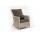  "Гляссе" кресло плетеное из искусственного ротанга, цвет бежевый, фото 3 