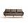  "Прованс" диван из искусственного ротанга трехместный, цвет коричневый, фото 2 