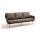  "Прованс" диван из искусственного ротанга трехместный, цвет коричневый, фото 3 