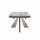  Стол DikLine SKP180 Керамика Titanium Silver River Polished/подстолье черное/опоры дуб монтана (2 уп.), фото 6 