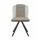  Стул DikLine 299 поворотный NS04 CREAM/C103 крем, ножки черные, фото 2 