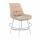  Стул DikLine 226 поворотный B03 BEIGE, ножки белые, фото 1 
