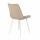  Стул DikLine 226 поворотный B03 BEIGE, ножки белые, фото 3 