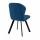  Стул DikLine 339 поворотный B8 BLUE, ножки черные, фото 3 