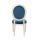  Стул Volker Blue Silver, фото 3 
