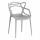  Стул Cat Chair (mod. 028) пластик, 53 x 59 x 82,5 см, темно-серый (Dark grey NX-GR-20) (Комплект из 2 шт.), фото 1 