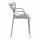  Стул Cat Chair (mod. 028) пластик, 53 x 59 x 82,5 см, темно-серый (Dark grey NX-GR-20) (Комплект из 2 шт.), фото 2 