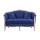  Дизайнерский двухместный диван Darcy 2 Blue, фото 1 