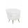  Низкое кресло Pearl White, фото 2 