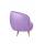  Мягкое кресло Small Benee Purple, фото 3 