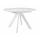  Стол DikLine BK100 Керамика Белый мрамор/подстолье белое/опоры белые, фото 1 