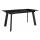  Стол DikLine DKH160, керамика 160(200)х90, мрамор черный матовый, опоры черные (2 уп.), фото 1 