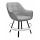  Стул DikLine 252 М поворотный, NS10 GREY, ножки черные, фото 1 