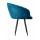  Стул DikLine 442 поворотный, M19 бирюза, ножки черные, фото 3 