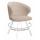  Стул DikLine 249 поворотный, B03 BEIGE, ножки белые, фото 1 