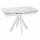  Стол DikLine DKU120 Керамика Белый мрамор/подстолье белое/опоры белые (2 уп.), фото 1 