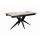  Стол DikLine DKS140 керамика PANDORA глянец, подстолье черное, опоры черные (2уп.), фото 1 