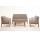  "Канны" лаунж-зона 4-местная из роупа со столиком "Канны" цвета "дуб", основание дуб, роуп бежевый, фото 17 