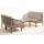  "Канны" лаунж-зона 4-местная из роупа со столиком "Канны" цвета "дуб", основание дуб, роуп бежевый, фото 18 