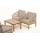  "Канны" лаунж-зона 4-местная из роупа со столиком "Канны" цвета "дуб", основание дуб, роуп бежевый, фото 22 