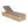  "Рим" шезлонг с подушкой, цвет соломенный, фото 1 