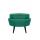 Пуф Pearl Adorn Green V2 на черных ножках, фото 1 