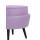  Пуф Pearl Adorn Purple на черных ножках, фото 4 