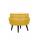  Пуф Pearl Adorn Yellow на черных ножках, фото 2 