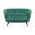  Дизайнерский диван Pearl Double Green V2 на черных ножках, фото 1 