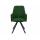  Стул DikLine 293 поворотный BL10 зеленый, ножки черные, фото 3 