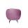  Мягкое кресло Small Benee Pink на черных ножках, фото 4 